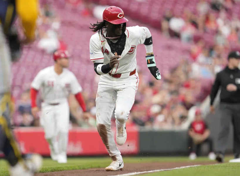 紅人隊Elly De La Cruz跑壘速度驚人，曾用15.3秒跑出場內全壘打